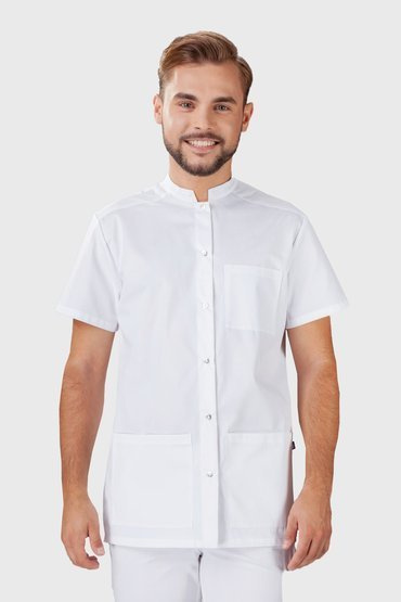 Medizinischer Herren Kasack Unfiormix UN2034, weiss