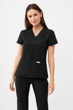 Medizinischer Damen Kasack Uniformix, Super Flex 4000-Black