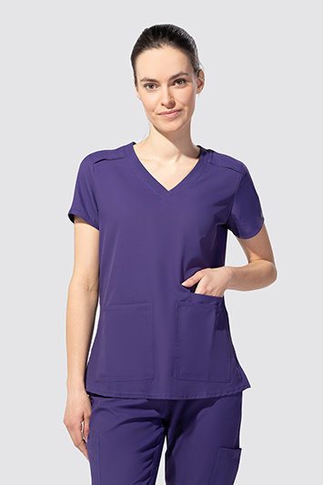 Medizinischer Damen Schlupfkasack Med Couture INSIGHT, 2411 GRAP