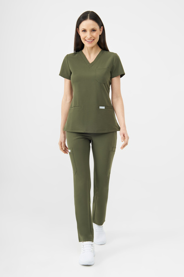 Medizinisches Set Uniformix RayOn, Bluse 3000 + Hose 3030, Tea Leaf