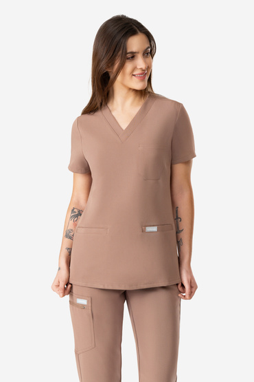 Medizinischer Damen Kasack Uniformix, 3000- Root Brown