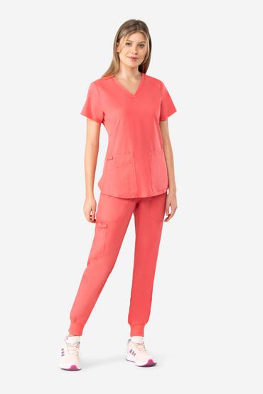 Medizinisches Set Med Couture Performance Touch - Sweatshirt 7459 + Hose 7710 , Cral