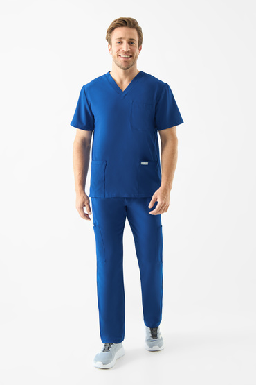 Medizinisches Set Uniformix Super Flex, Oberteil 4050 + Hose 4080, Royal Blue