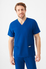 Medizinischer Herren Kasack Uniformix Super Flex , 4050-Royal Blue