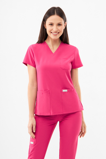 Medizinischer Damen Kasack Uniformix, Super Flex 4000-Virtual pink