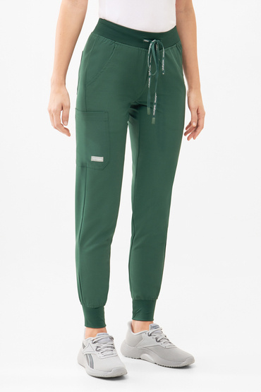 Medizinische Damenhose Uniformix Super Flex, 4020-Hunter green